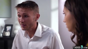 Stepbro Blackmails Pregnant Teen Stepsis Maya Woulfe with Secret!