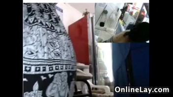 Pregnant Vixen Teases Herself in Public Store