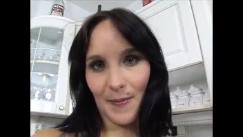 Pregnant Brunette Sandra Black Craves Big Dick and Creamy Finish!