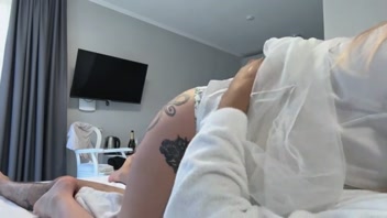 Pregnant Beauty's Steamy Affair with Lover