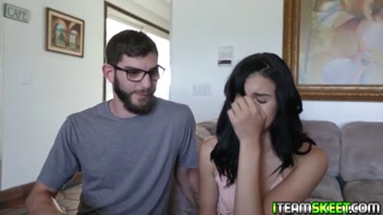 Eden Sin's Lust Ignites, Grabs Logan's Manhood!