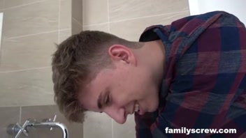 Horny Pregnant Maid Spies on Family Sex