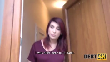 DEBT4k: Pregnant Woman Trades Sex for Cash!