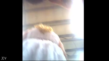 Secret Peek: Pregnant Under Skirt!