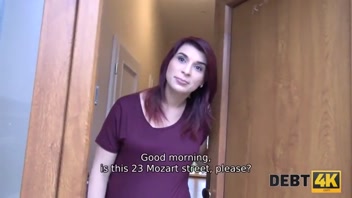 DEBT4k: Wild Fetish Fun with Indebted Pregnant Babe!