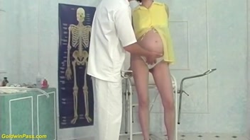 Slimn’t Resist! Skinny Pregnant MILF Ravished by Doctor