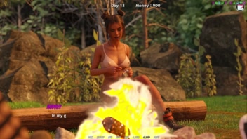 Lisa's Wild Adventure: Forest Sex & Fireside Creampie!